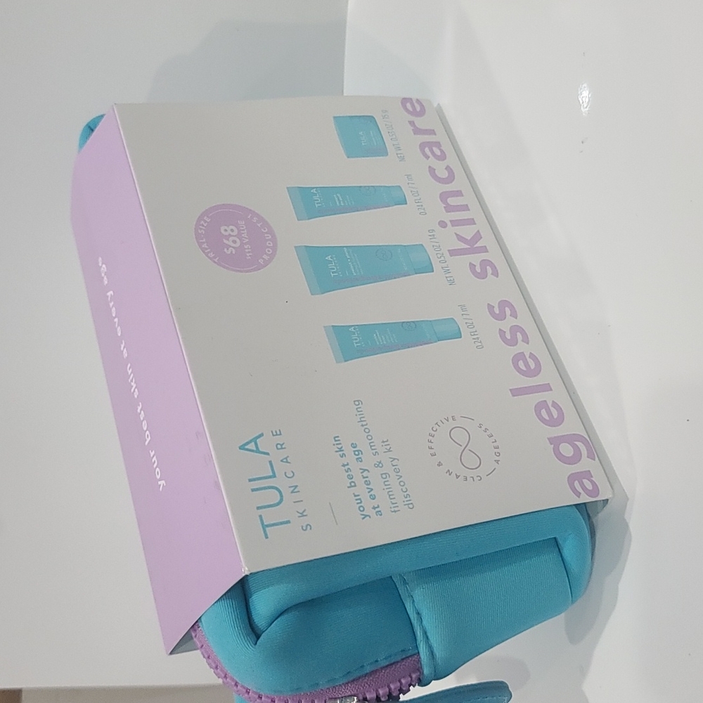 NEW ✅ TULA Skincare  5 Piece Firming & Smoothing Discovery Kit ⭐ New with Case - Picture 6 of 7